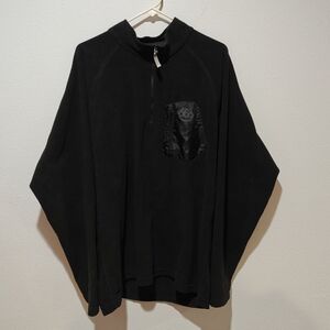 686 Quarter Zip Fleece Jacket XL Black Collared Men's